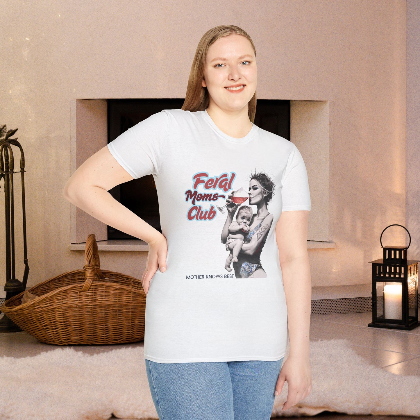 Feral Moms Club T-Shirt, Feral Mom Shirt, Mom Tshirt, Funny Mom T Shirt, Mom Shirt, Gift for Mom, Inappropriate Shirt for Her, Mom Meme Tee, Gift for Her