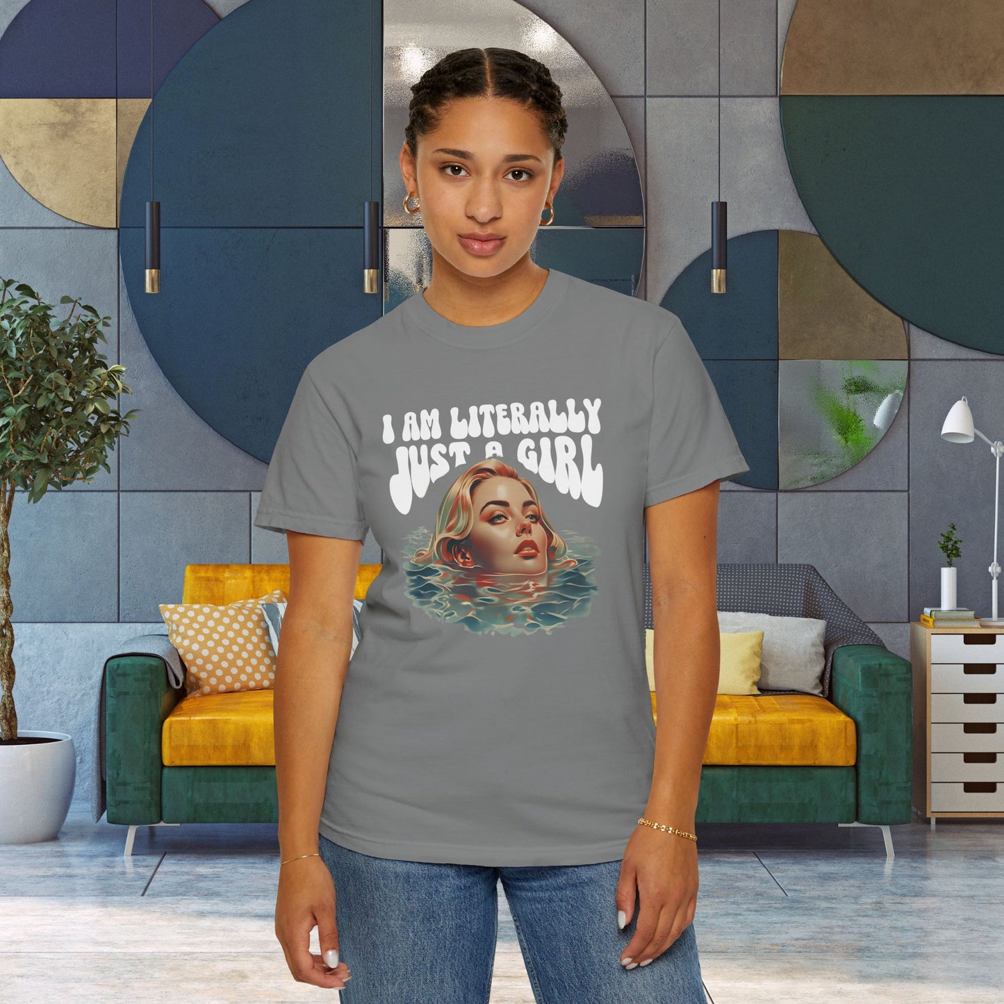 I'm Literally Just A Girl Shirt, I'm Just a Girl TShirt, Just a Girl Tee, Vintage Style T-shirt for Women, Gift for Her, Feminist Apparel