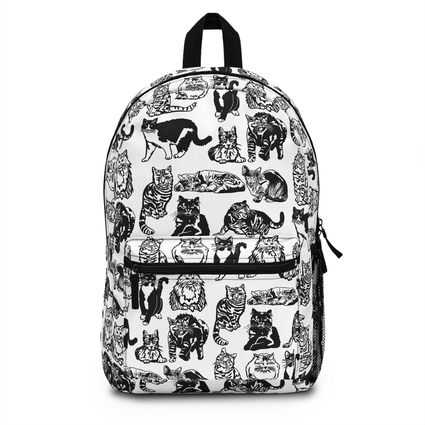 Cat Backpack for Cat Lover Gift Bag, School Backpack, Travel Daypack for Cat Owner Gift Tote for Cat Parent Gift for Cat Mom Bag with Cats