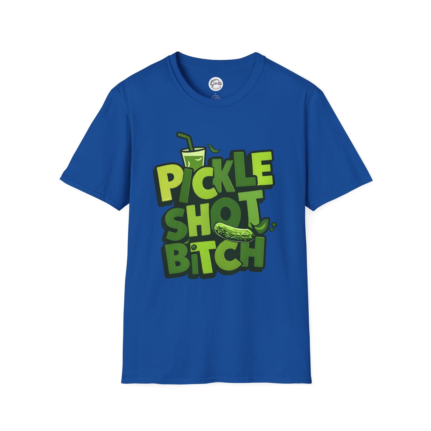Pickle Shot Bitch T-Shirt, Pickle Shirt, Shot Tshirt, Fun Party T Shirt, Retro Bartender Shirt, Gift for Shot Lovers, Gift for Pickle Lover