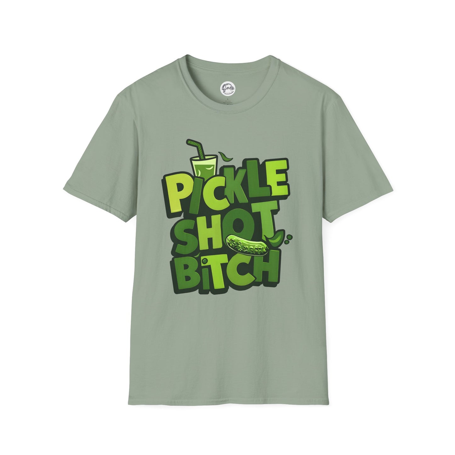Pickle Shot Bitch T-Shirt, Pickle Shirt, Shot Tshirt, Fun Party T Shirt, Retro Bartender Shirt, Gift for Shot Lovers, Gift for Pickle Lover