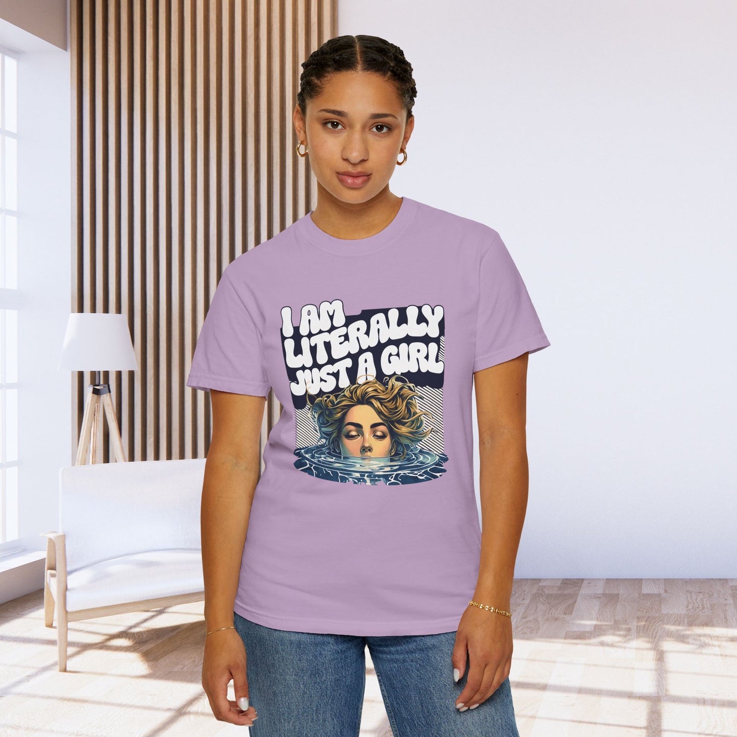 I Am Literally Just A Girl Shirt, I'm Literally Just a Girl TShirt, Just a Girl Tee, Vintage Style T-shirt for Women, Gift for Her, Feminist Apparel