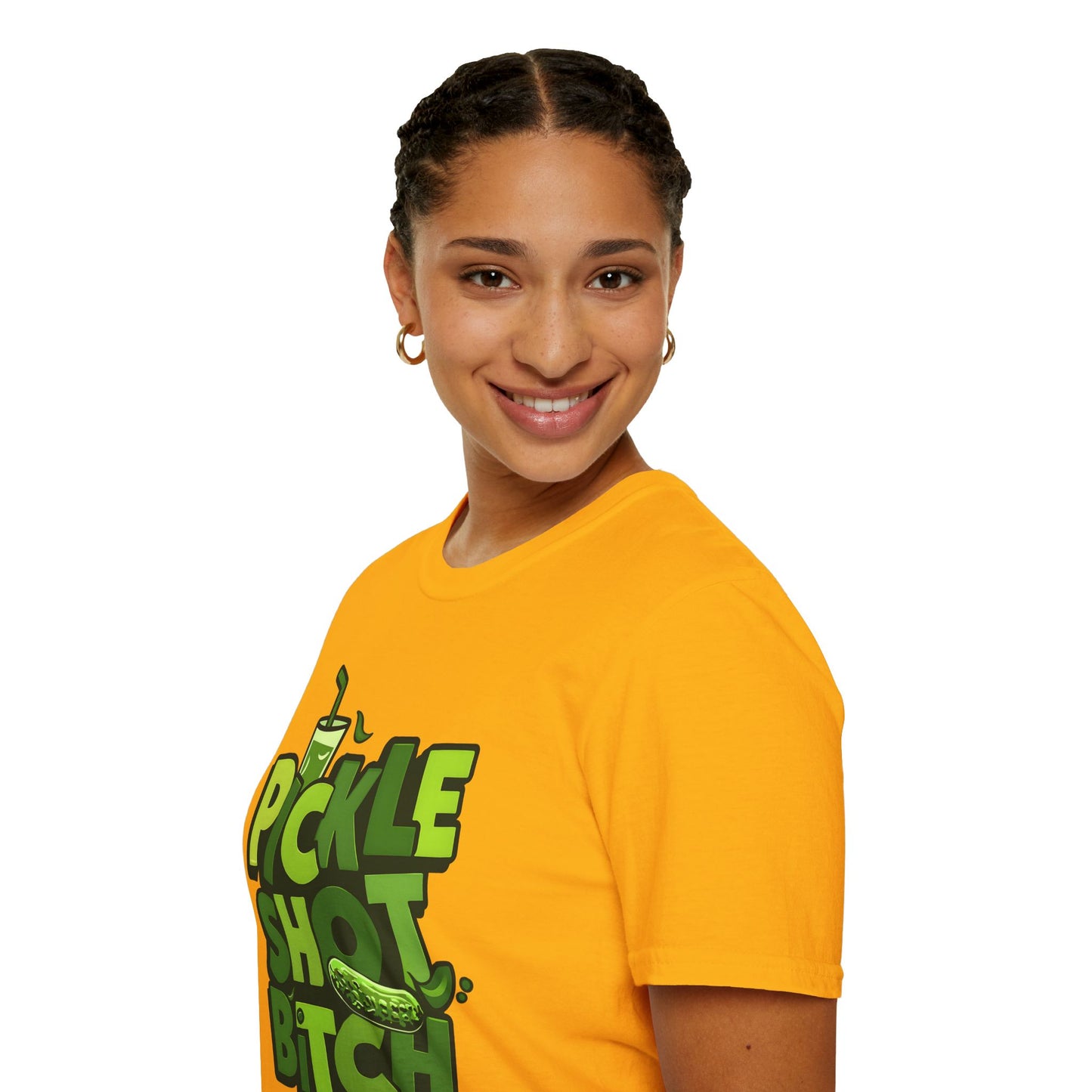 Pickle Shot Bitch T-Shirt, Pickle Shirt, Shot Tshirt, Fun Party T Shirt, Retro Bartender Shirt, Gift for Shot Lovers, Gift for Pickle Lover