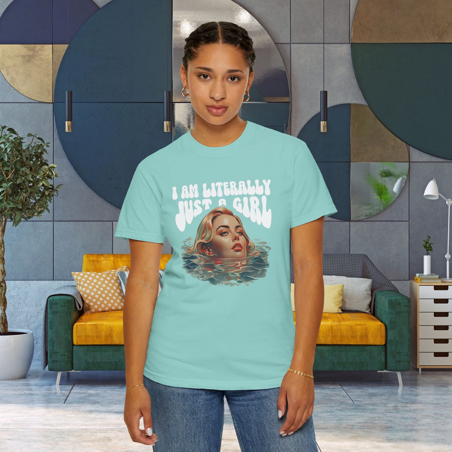 I'm Literally Just A Girl Shirt, I'm Just a Girl TShirt, Just a Girl Tee, Vintage Style T-shirt for Women, Gift for Her, Feminist Apparel