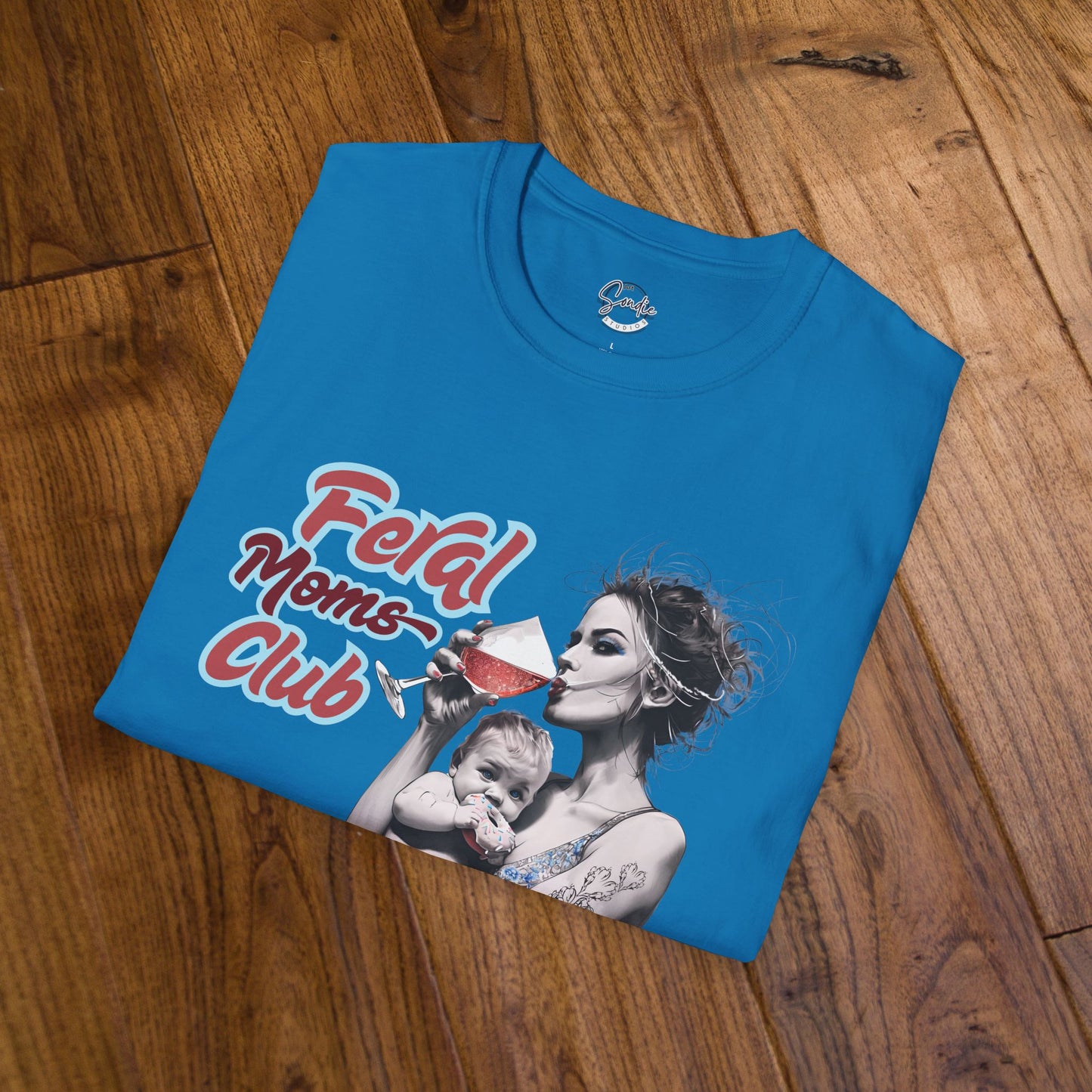 Feral Moms Club T-Shirt, Feral Mom Shirt, Mom Tshirt, Funny Mom T Shirt, Mom Shirt, Gift for Mom, Inappropriate Shirt for Her, Mom Meme Tee, Gift for Her