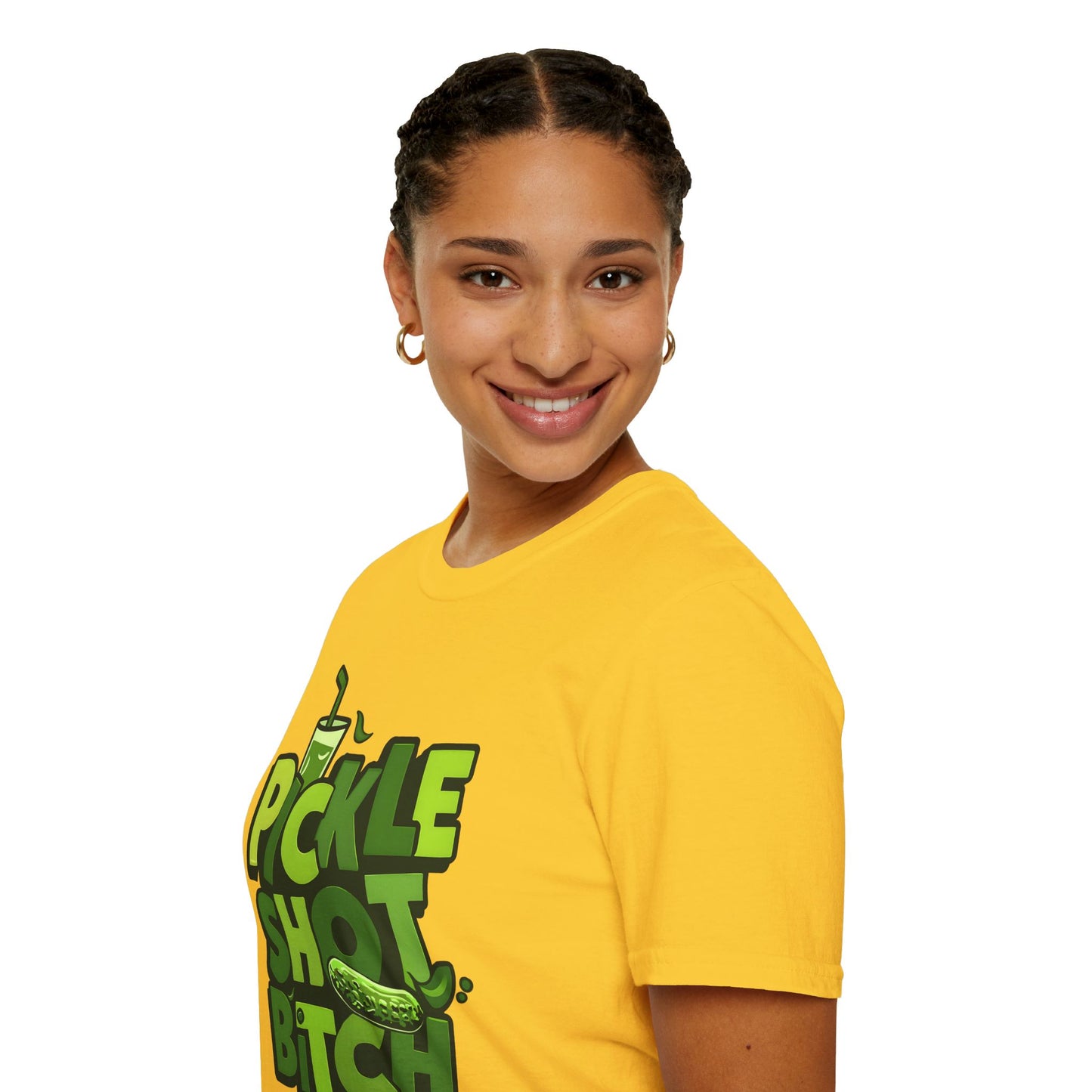 Pickle Shot Bitch T-Shirt, Pickle Shirt, Shot Tshirt, Fun Party T Shirt, Retro Bartender Shirt, Gift for Shot Lovers, Gift for Pickle Lover