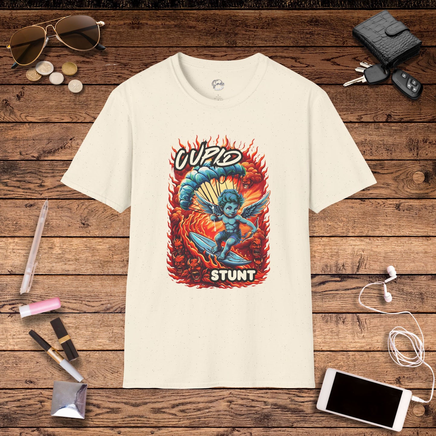 Cupid Stunt TShirt, Inappropriate Shirt, Cupid T shirt, Fun Party T-Shirt, Dirty Joke Shirt, Gift for Her, Religious Satire, Valentines Meme, Adult Humor
