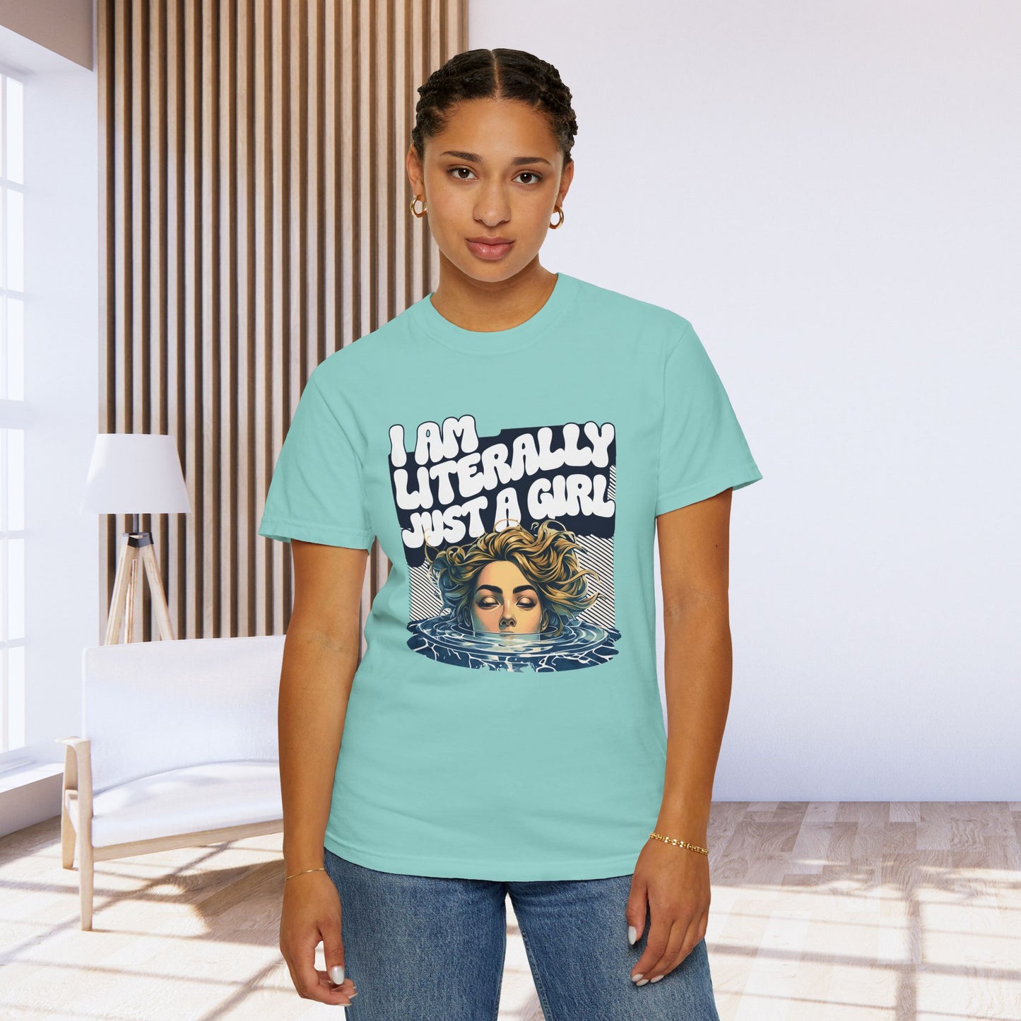 I Am Literally Just A Girl Shirt, I'm Literally Just a Girl TShirt, Just a Girl Tee, Vintage Style T-shirt for Women, Gift for Her, Feminist Apparel