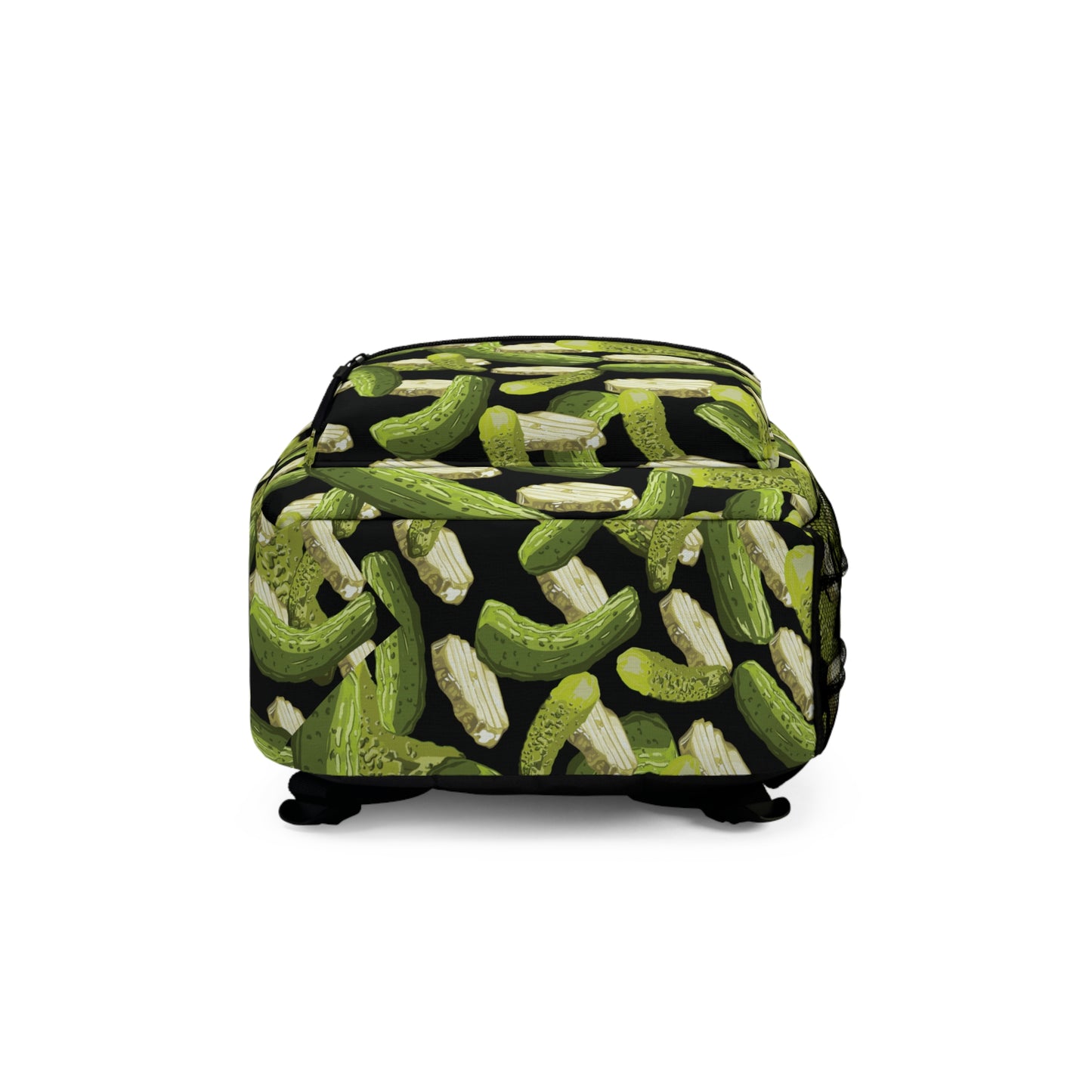 Pickle Backpack, Cute School Bag, Foodie Gift for Pickle Lovers, Green Pickle Lover, Fun Travel Backpack, Pickle Bag, Accessory with Pickles