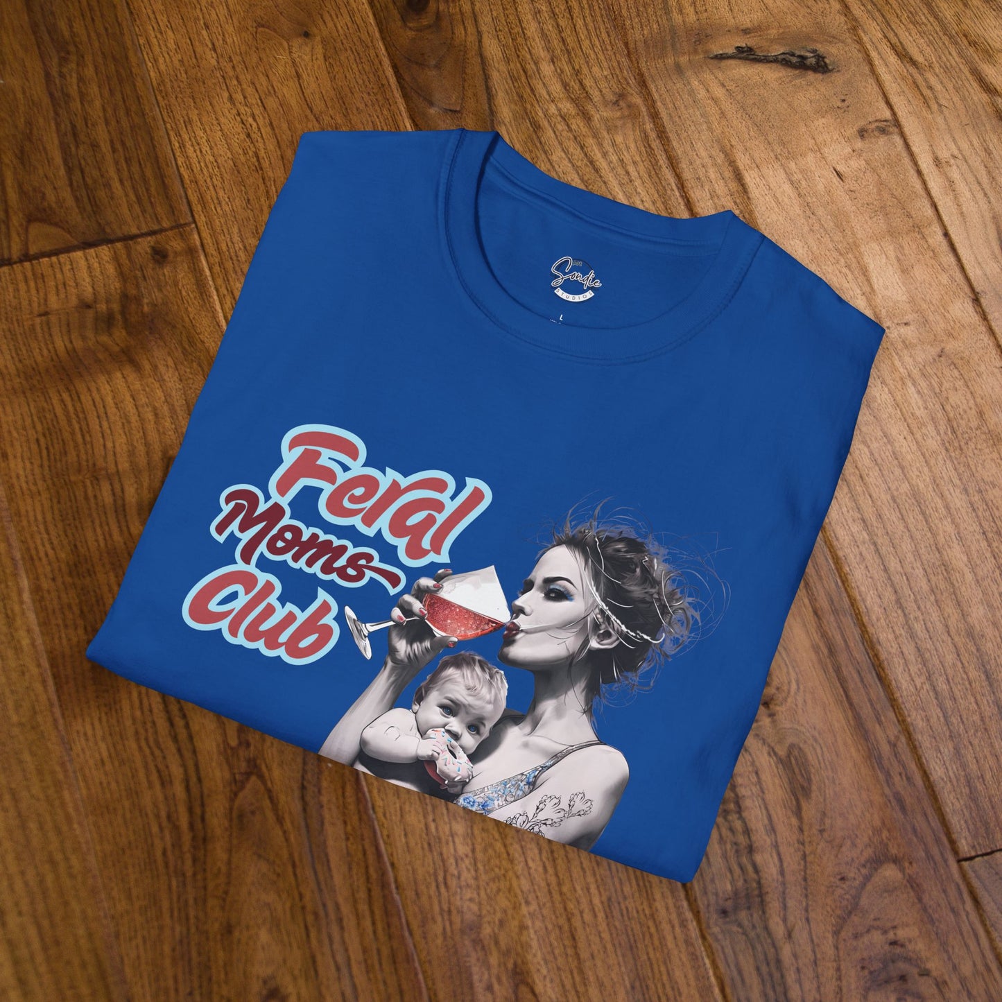Feral Moms Club T-Shirt, Feral Mom Shirt, Mom Tshirt, Funny Mom T Shirt, Mom Shirt, Gift for Mom, Inappropriate Shirt for Her, Mom Meme Tee, Gift for Her