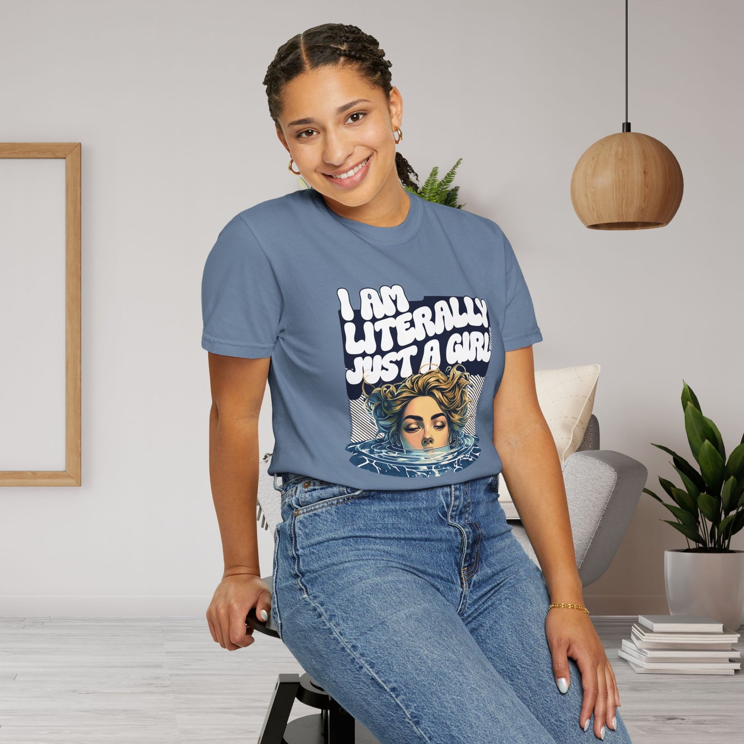 I Am Literally Just A Girl Shirt, I'm Literally Just a Girl TShirt, Just a Girl Tee, Vintage Style T-shirt for Women, Gift for Her, Feminist Apparel