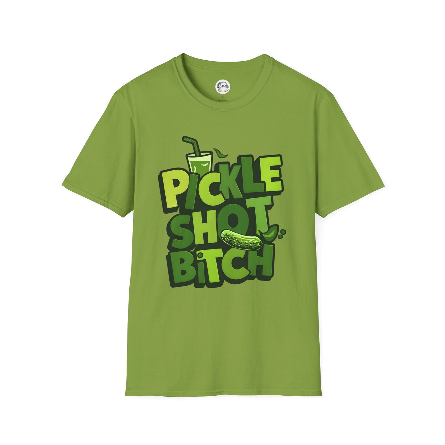 Pickle Shot Bitch T-Shirt, Pickle Shirt, Shot Tshirt, Fun Party T Shirt, Retro Bartender Shirt, Gift for Shot Lovers, Gift for Pickle Lover