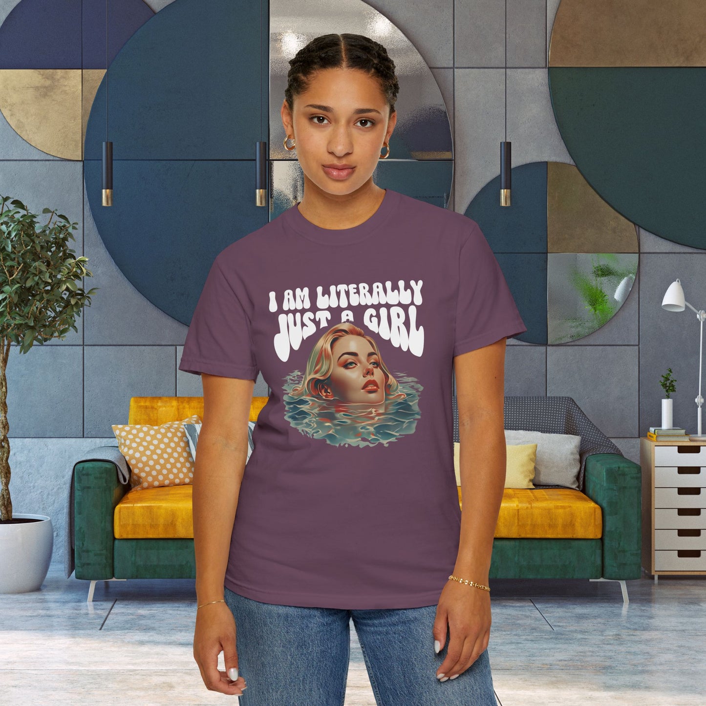 I'm Literally Just A Girl Shirt, I'm Just a Girl TShirt, Just a Girl Tee, Vintage Style T-shirt for Women, Gift for Her, Feminist Apparel