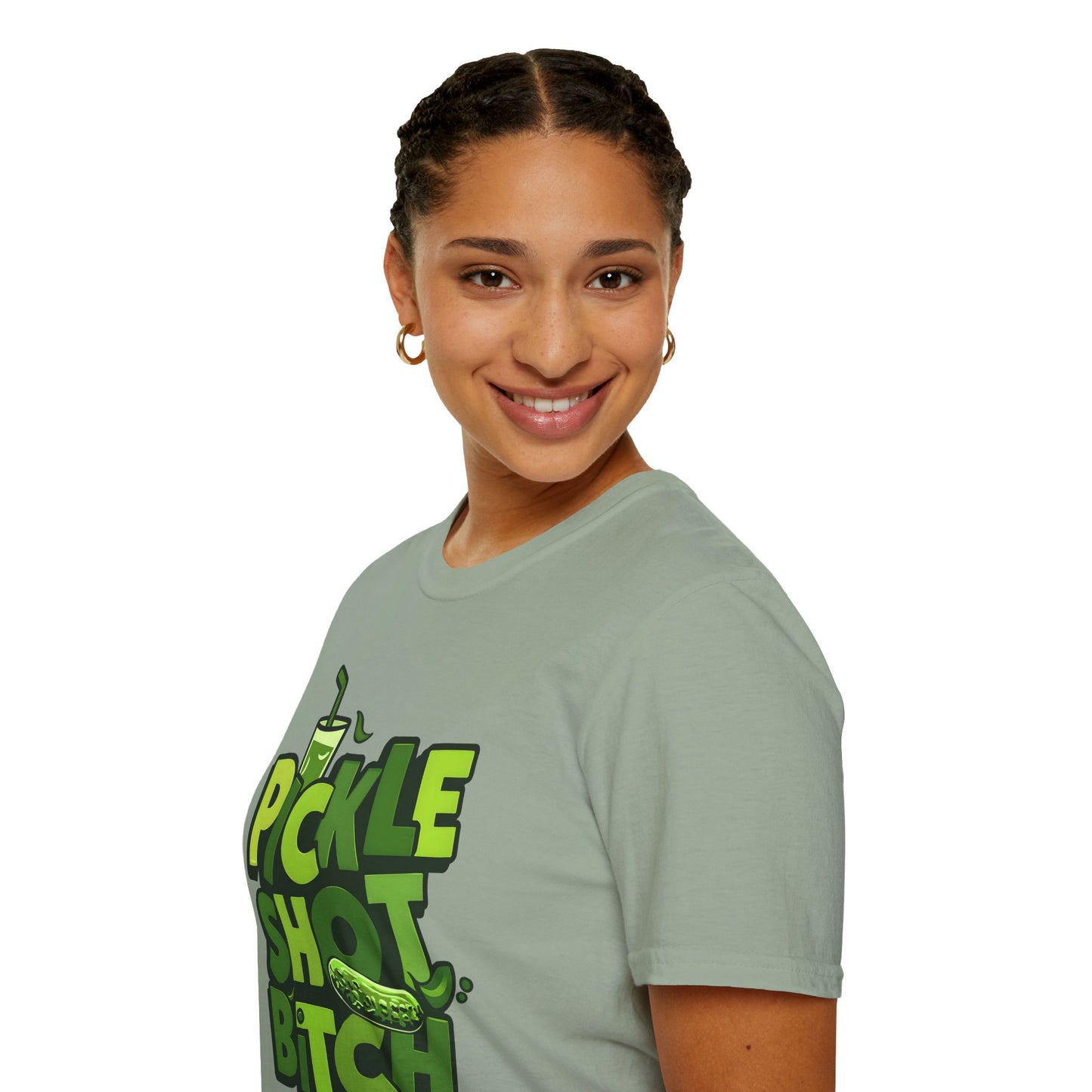 Pickle Shot Bitch T-Shirt, Pickle Shirt, Shot Tshirt, Fun Party T Shirt, Retro Bartender Shirt, Gift for Shot Lovers, Gift for Pickle Lover