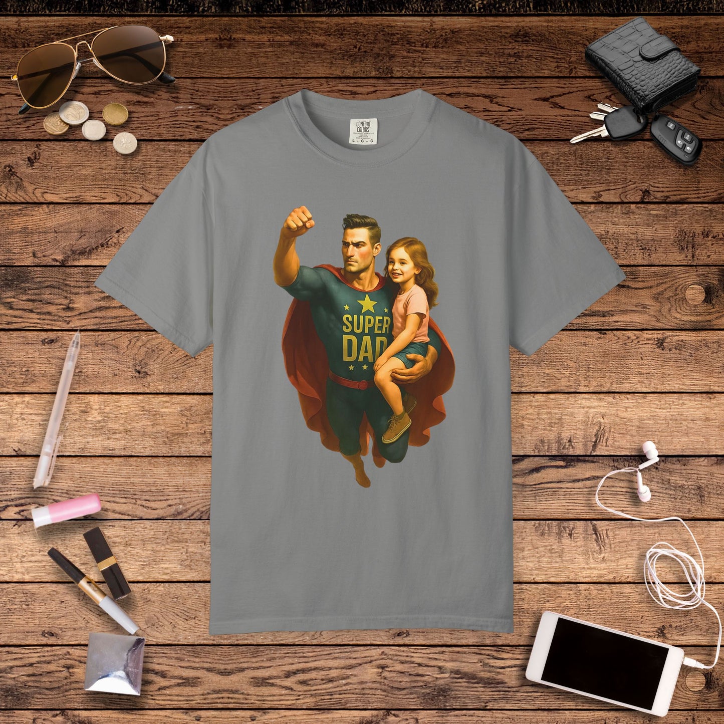Super Dad T-shirt in Multiple Colors and Styles, Best Dad Gift, Superhero Shirt, Father's Day Shirt, Super Hero Tshirt, Father's Day Gift for Dad, Dad Shirt