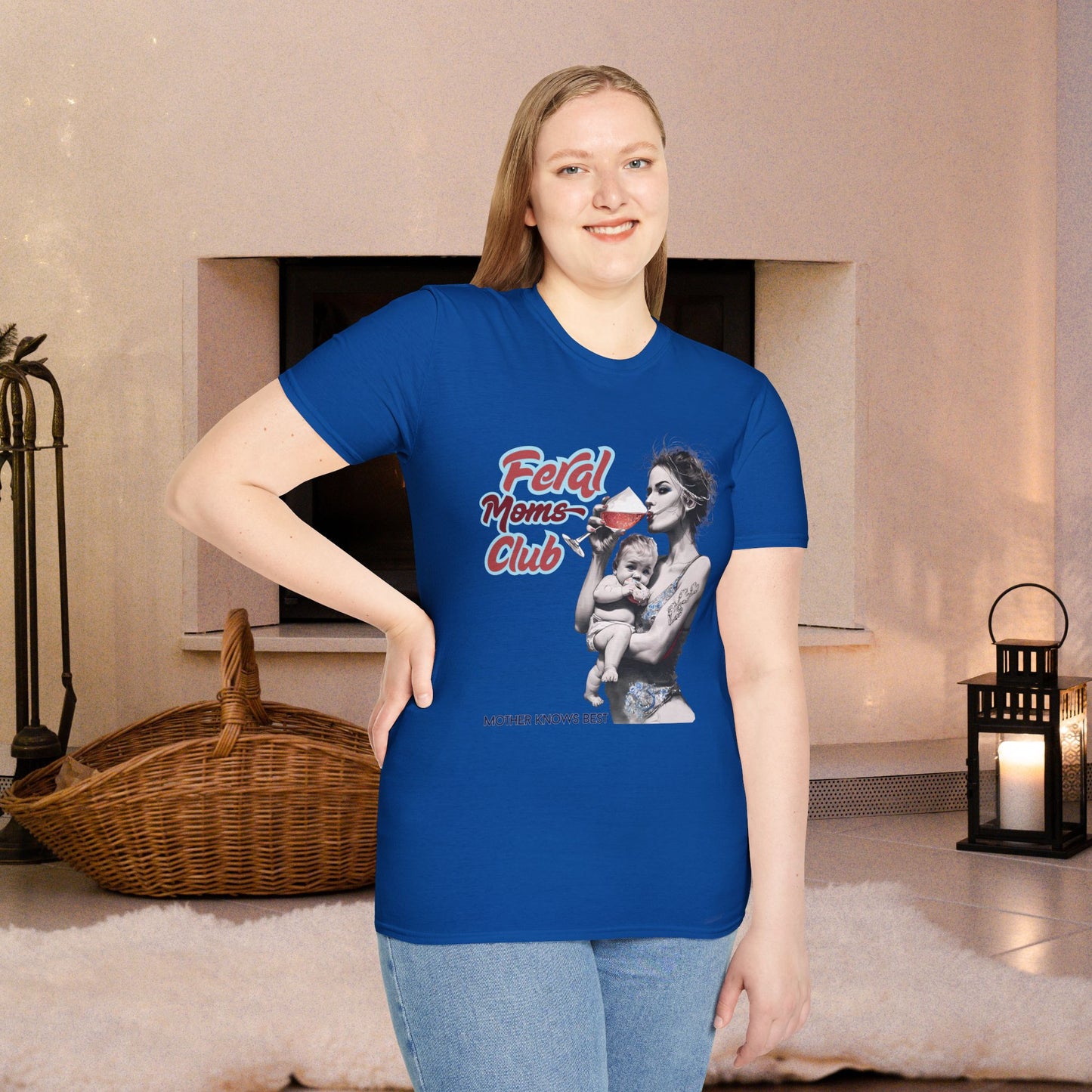 Feral Moms Club T-Shirt, Feral Mom Shirt, Mom Tshirt, Funny Mom T Shirt, Mom Shirt, Gift for Mom, Inappropriate Shirt for Her, Mom Meme Tee, Gift for Her