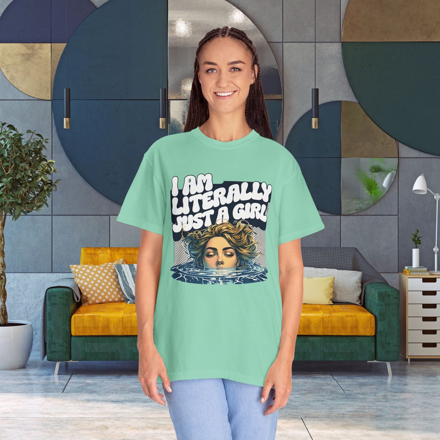 I Am Literally Just A Girl Shirt, I'm Literally Just a Girl TShirt, Just a Girl Tee, Vintage Style T-shirt for Women, Gift for Her, Feminist Apparel