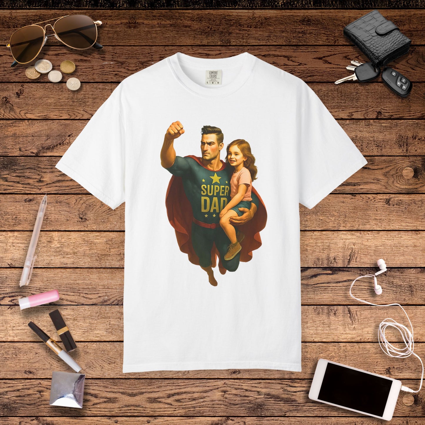 Super Dad T-shirt in Multiple Colors and Styles, Best Dad Gift, Superhero Shirt, Father's Day Shirt, Super Hero Tshirt, Father's Day Gift for Dad, Dad Shirt