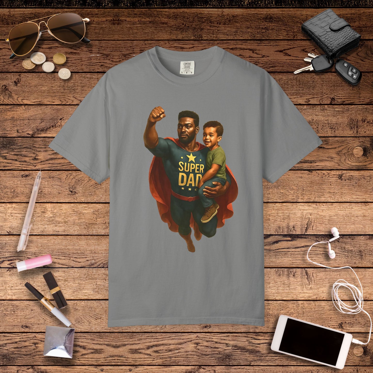 Super Dad T-shirt in Multiple Colors and Styles, Best Dad Gift, Father's Day Shirt, Superhero Gift, Super Hero Tshirt, Father's Day Gift for Dad, Dad Shirt