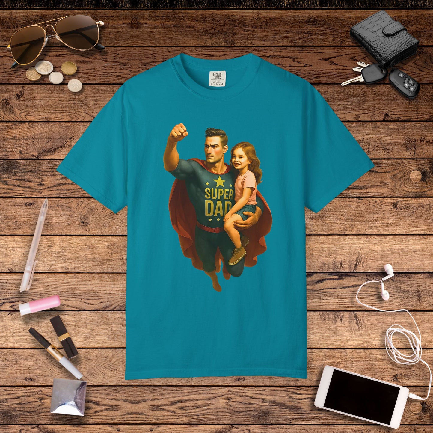 Super Dad T-shirt in Multiple Colors and Styles, Best Dad Gift, Superhero Shirt, Father's Day Shirt, Super Hero Tshirt, Father's Day Gift for Dad, Dad Shirt