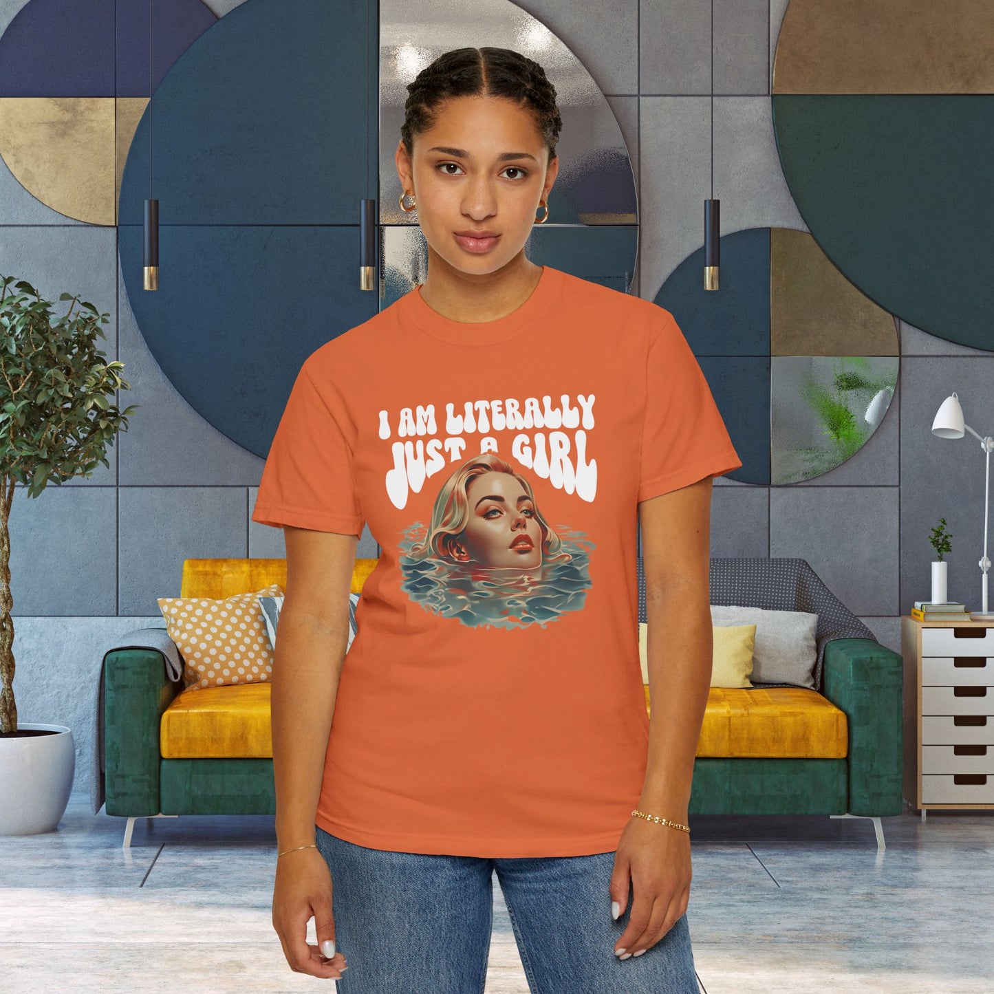 I'm Literally Just A Girl Shirt, I'm Just a Girl TShirt, Just a Girl Tee, Vintage Style T-shirt for Women, Gift for Her, Feminist Apparel