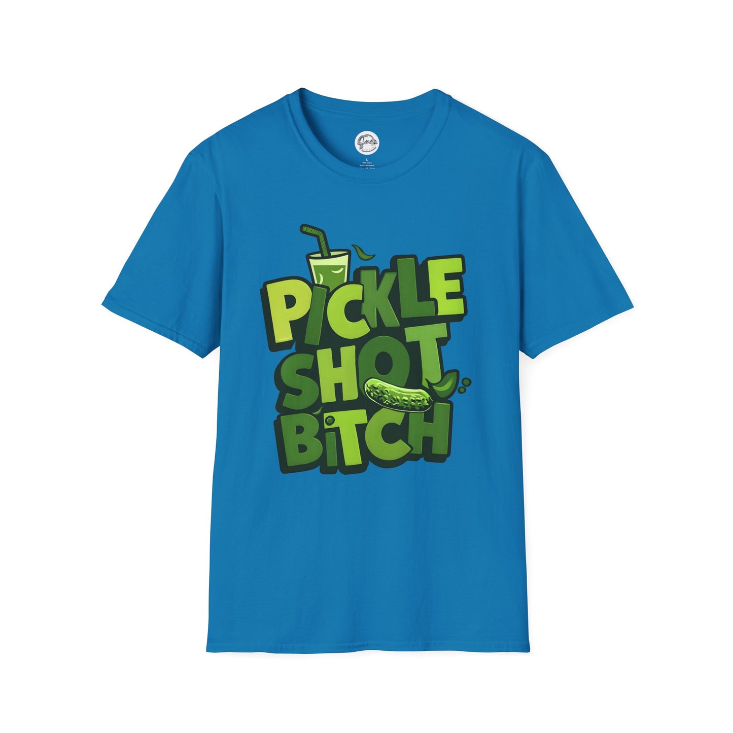 Pickle Shot Bitch T-Shirt, Pickle Shirt, Shot Tshirt, Fun Party T Shirt, Retro Bartender Shirt, Gift for Shot Lovers, Gift for Pickle Lover