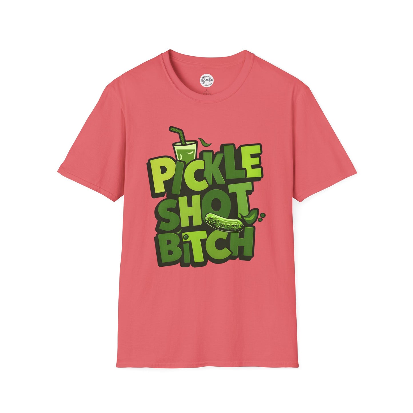 Pickle Shot Bitch T-Shirt, Pickle Shirt, Shot Tshirt, Fun Party T Shirt, Retro Bartender Shirt, Gift for Shot Lovers, Gift for Pickle Lover