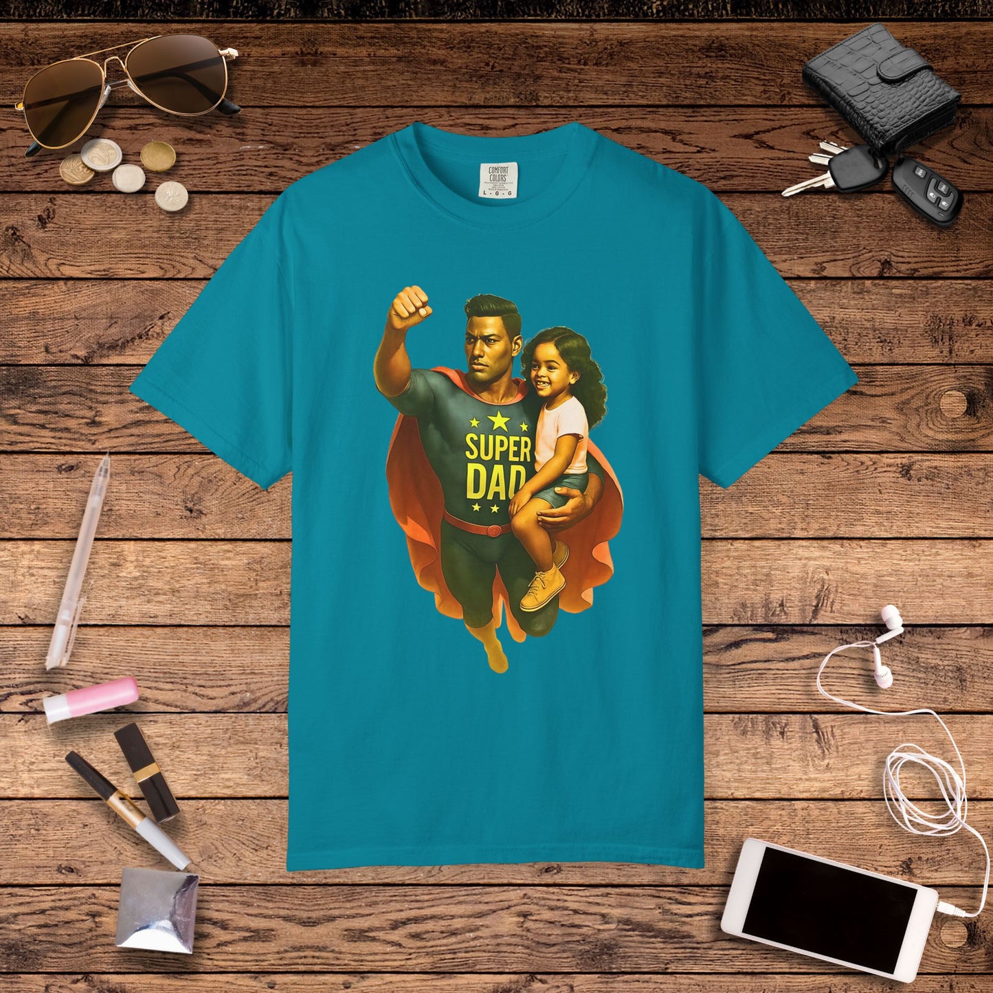 Super Dad T-shirt in Multiple Colors and Styles, Best Dad Gift, Superhero Father's Day Shirt, Super Hero Tshirt, Father's Day Gift for Dad, Dad Shirt