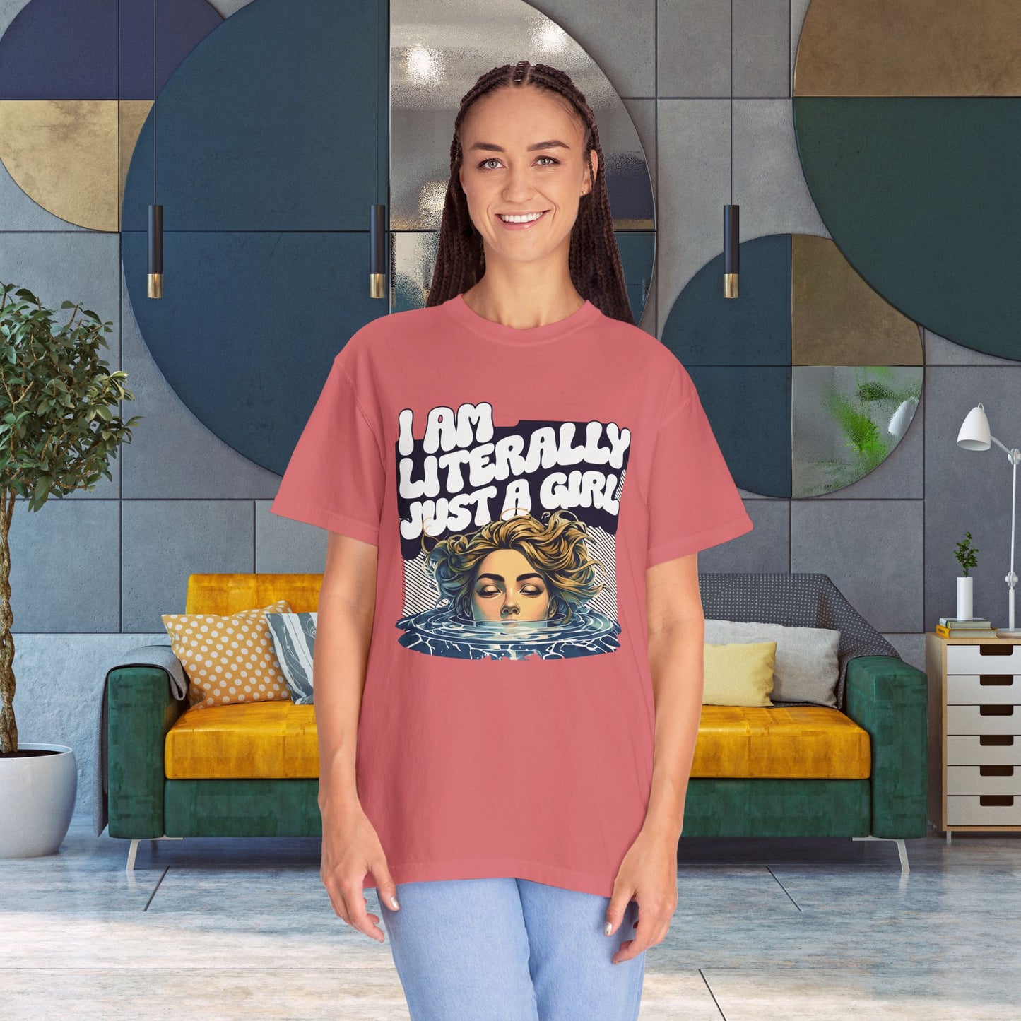 I Am Literally Just A Girl Shirt, I'm Literally Just a Girl TShirt, Just a Girl Tee, Vintage Style T-shirt for Women, Gift for Her, Feminist Apparel