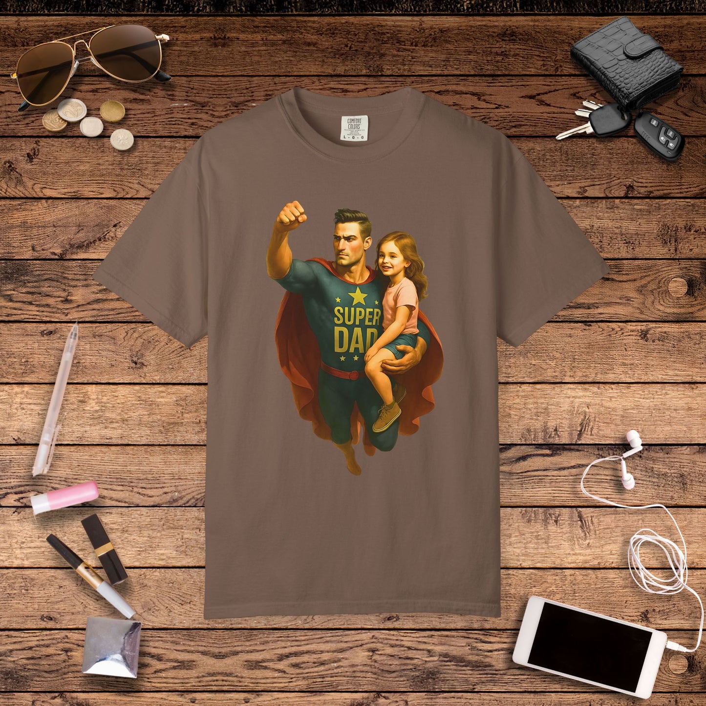 Super Dad T-shirt in Multiple Colors and Styles, Best Dad Gift, Superhero Shirt, Father's Day Shirt, Super Hero Tshirt, Father's Day Gift for Dad, Dad Shirt