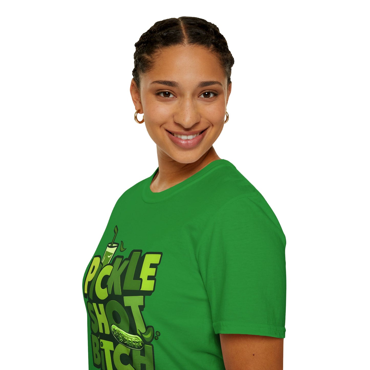 Pickle Shot Bitch T-Shirt, Pickle Shirt, Shot Tshirt, Fun Party T Shirt, Retro Bartender Shirt, Gift for Shot Lovers, Gift for Pickle Lover