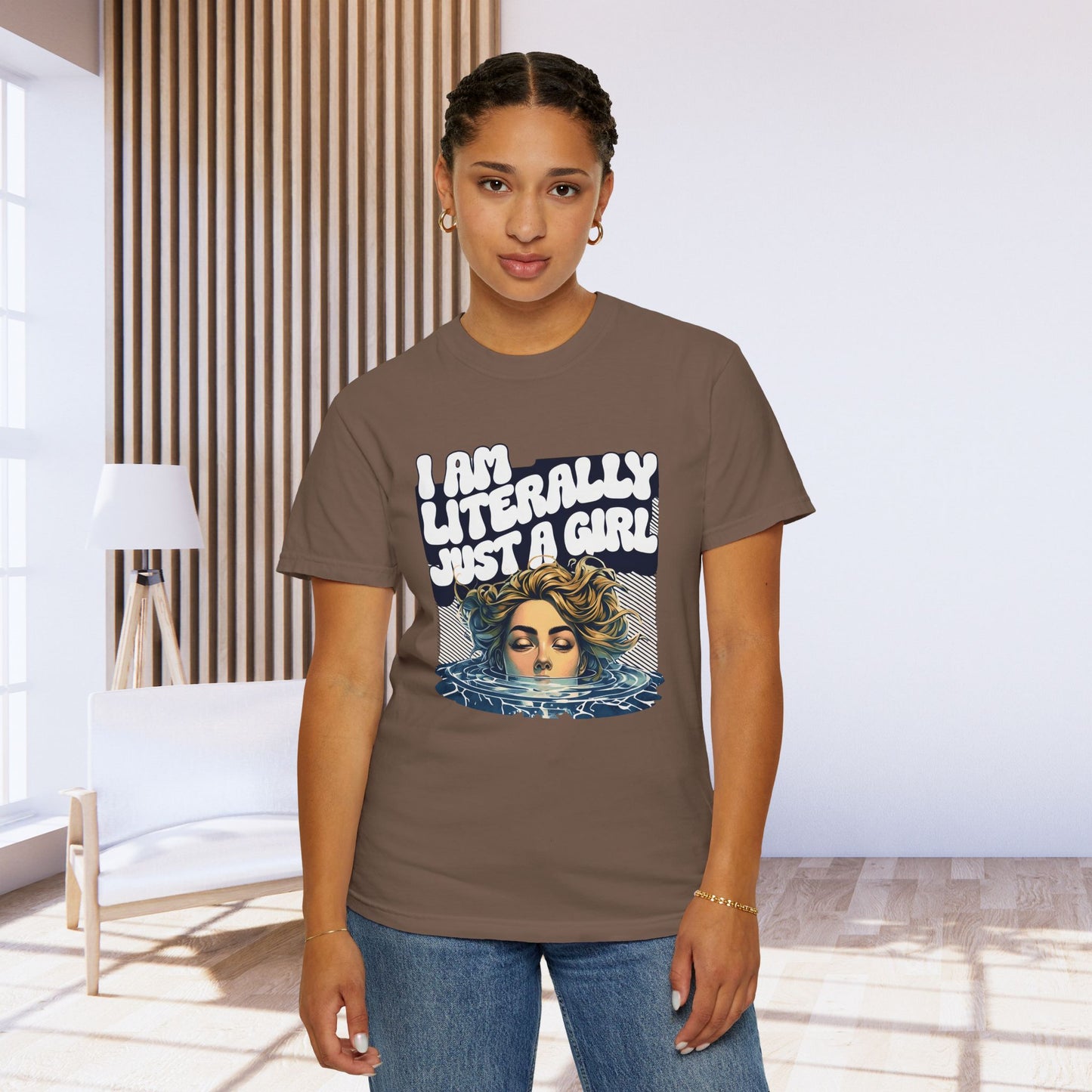 I Am Literally Just A Girl Shirt, I'm Literally Just a Girl TShirt, Just a Girl Tee, Vintage Style T-shirt for Women, Gift for Her, Feminist Apparel