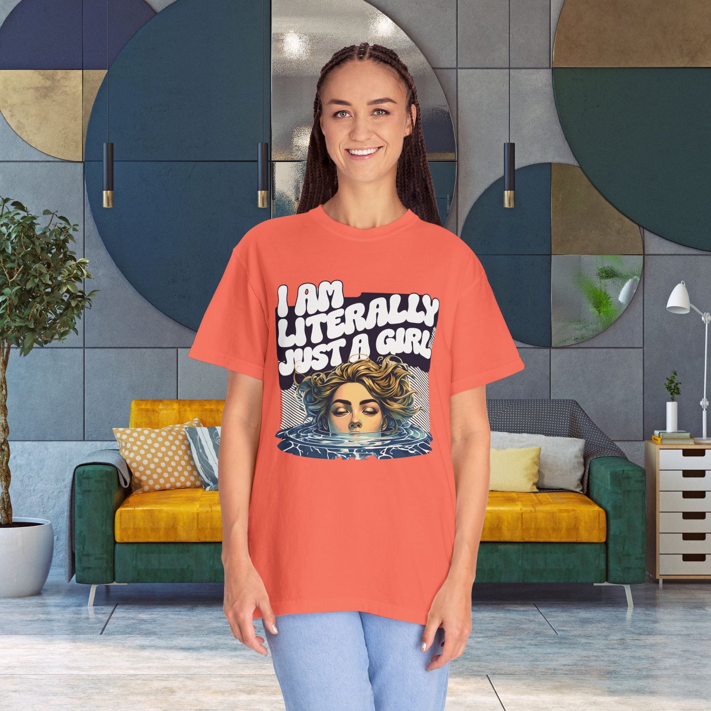 I Am Literally Just A Girl Shirt, I'm Literally Just a Girl TShirt, Just a Girl Tee, Vintage Style T-shirt for Women, Gift for Her, Feminist Apparel