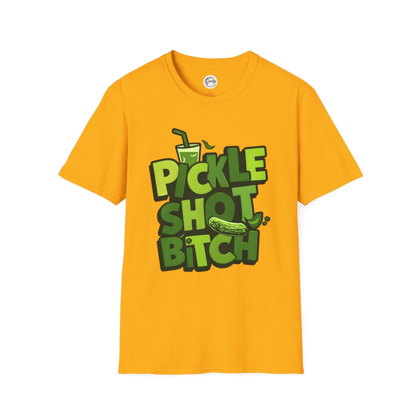 Pickle Shot Bitch T-Shirt, Pickle Shirt, Shot Tshirt, Fun Party T Shirt, Retro Bartender Shirt, Gift for Shot Lovers, Gift for Pickle Lover