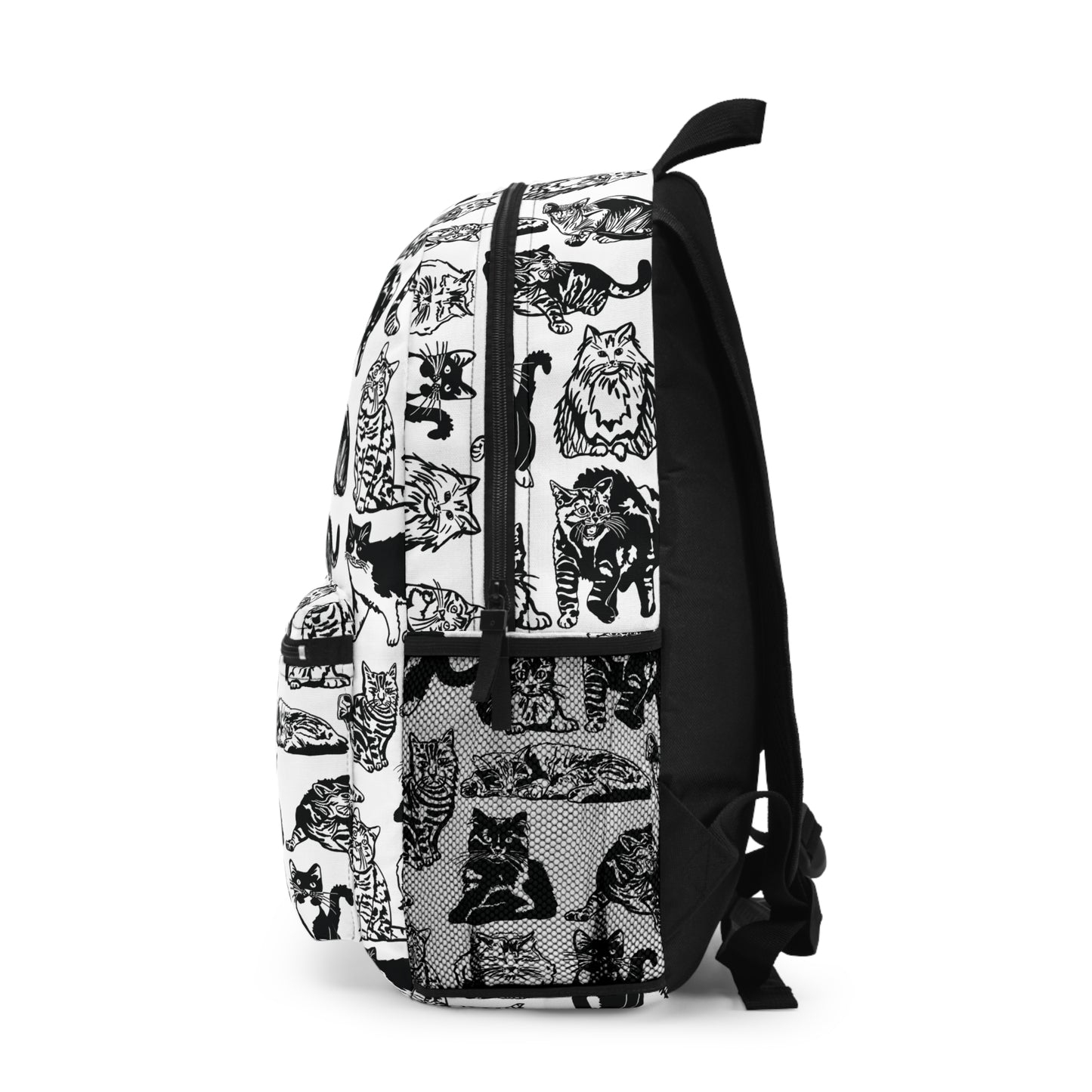 Cat Backpack for Cat Lover Gift Bag, School Backpack, Travel Daypack for Cat Owner Gift Tote for Cat Parent Gift for Cat Mom Bag with Cats