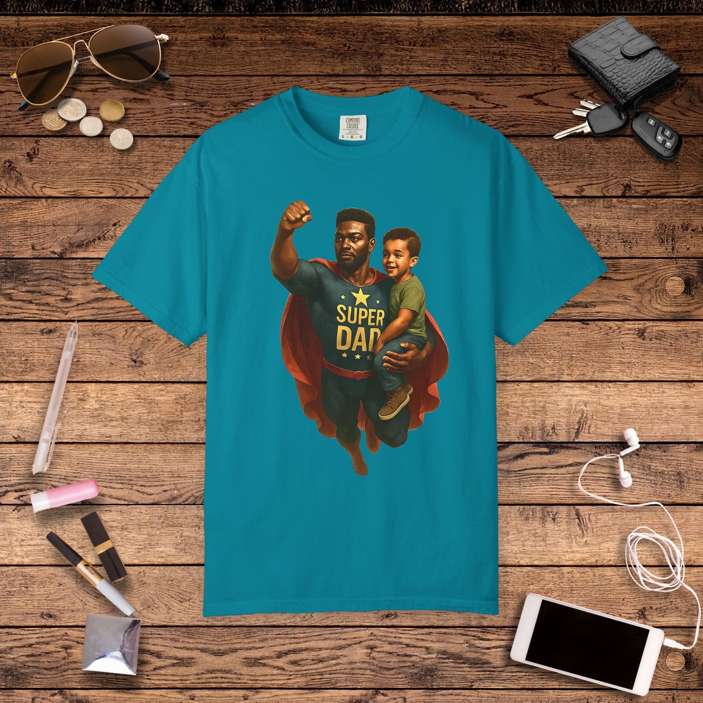 Super Dad T-shirt in Multiple Colors and Styles, Best Dad Gift, Father's Day Shirt, Superhero Gift, Super Hero Tshirt, Father's Day Gift for Dad, Dad Shirt