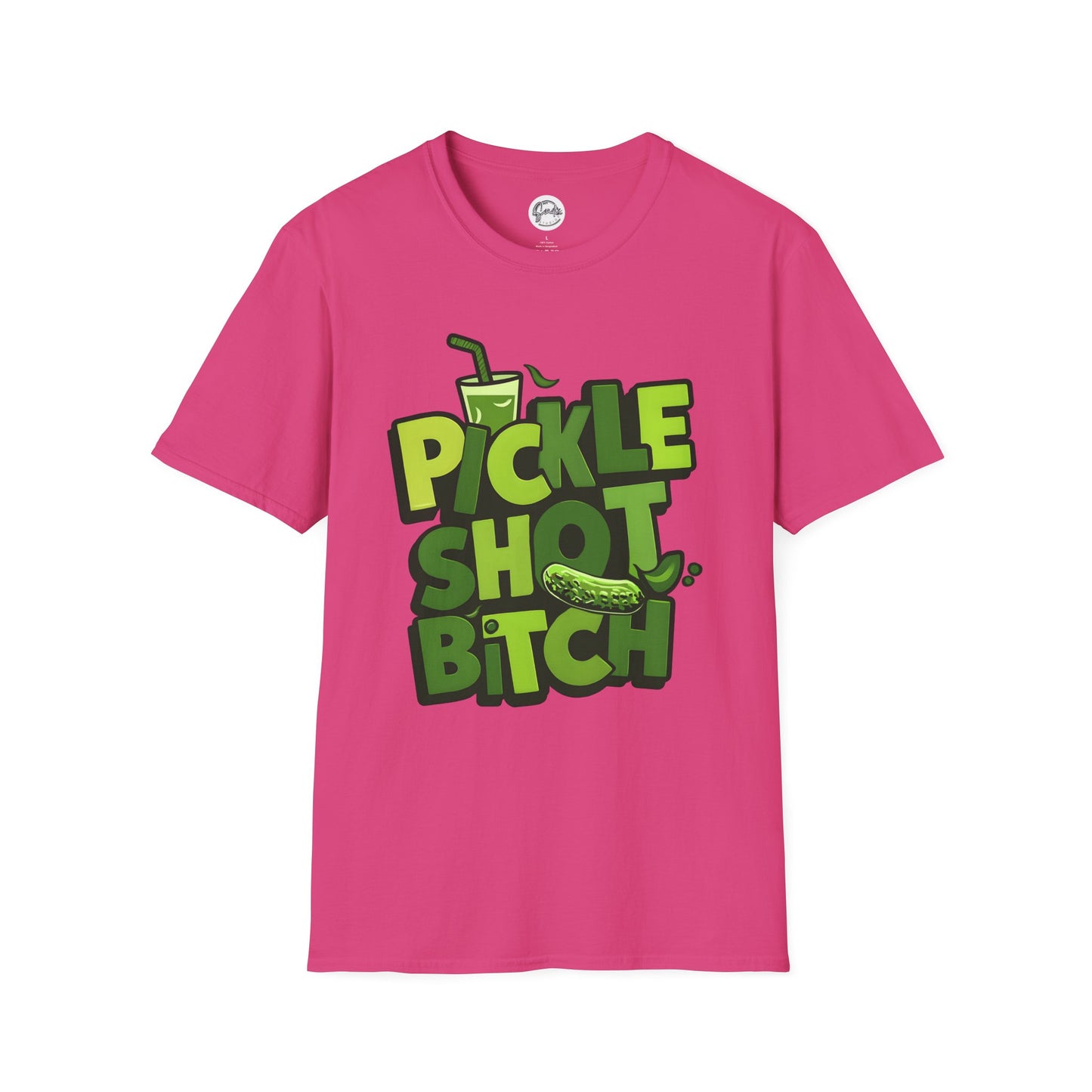 Pickle Shot Bitch T-Shirt, Pickle Shirt, Shot Tshirt, Fun Party T Shirt, Retro Bartender Shirt, Gift for Shot Lovers, Gift for Pickle Lover