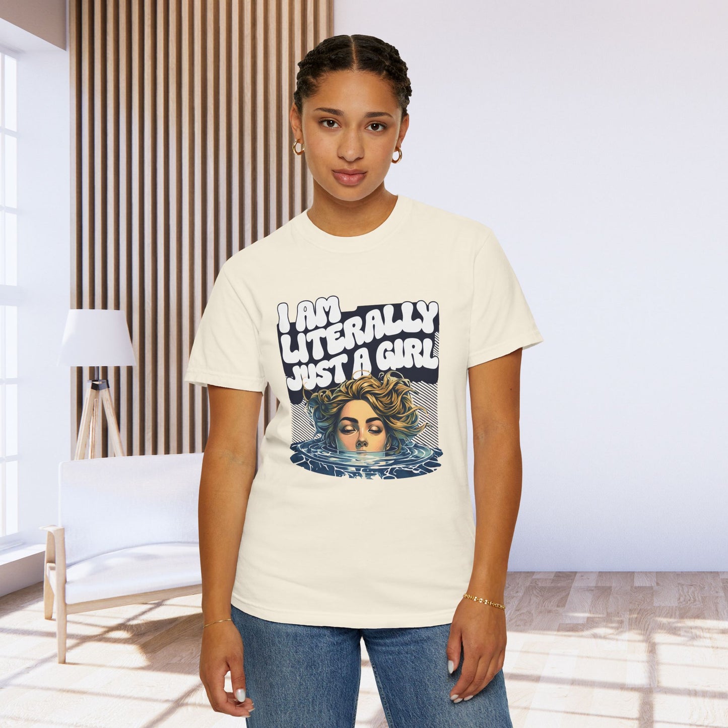 I Am Literally Just A Girl Shirt, I'm Literally Just a Girl TShirt, Just a Girl Tee, Vintage Style T-shirt for Women, Gift for Her, Feminist Apparel