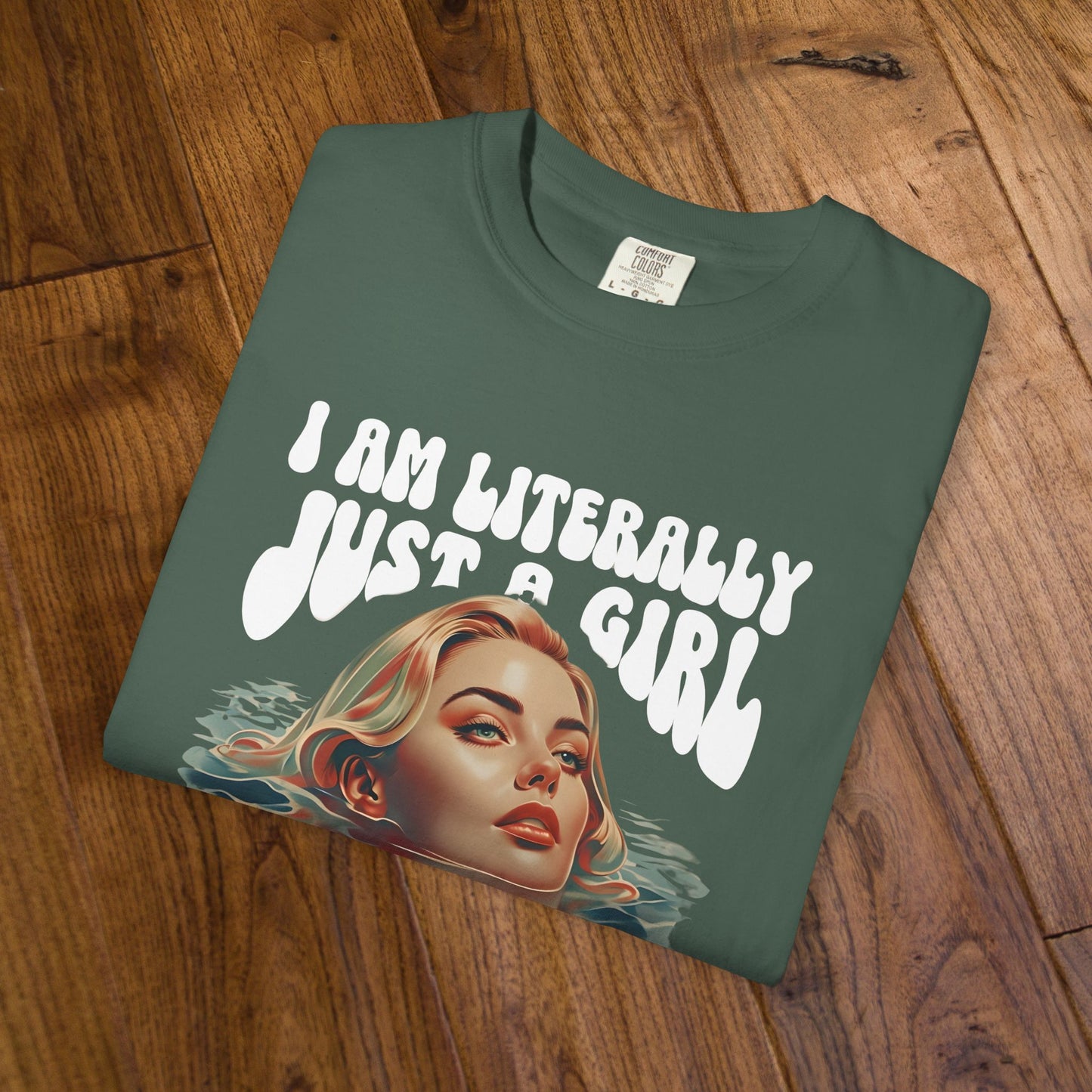 I'm Literally Just A Girl Shirt, I'm Just a Girl TShirt, Just a Girl Tee, Vintage Style T-shirt for Women, Gift for Her, Feminist Apparel