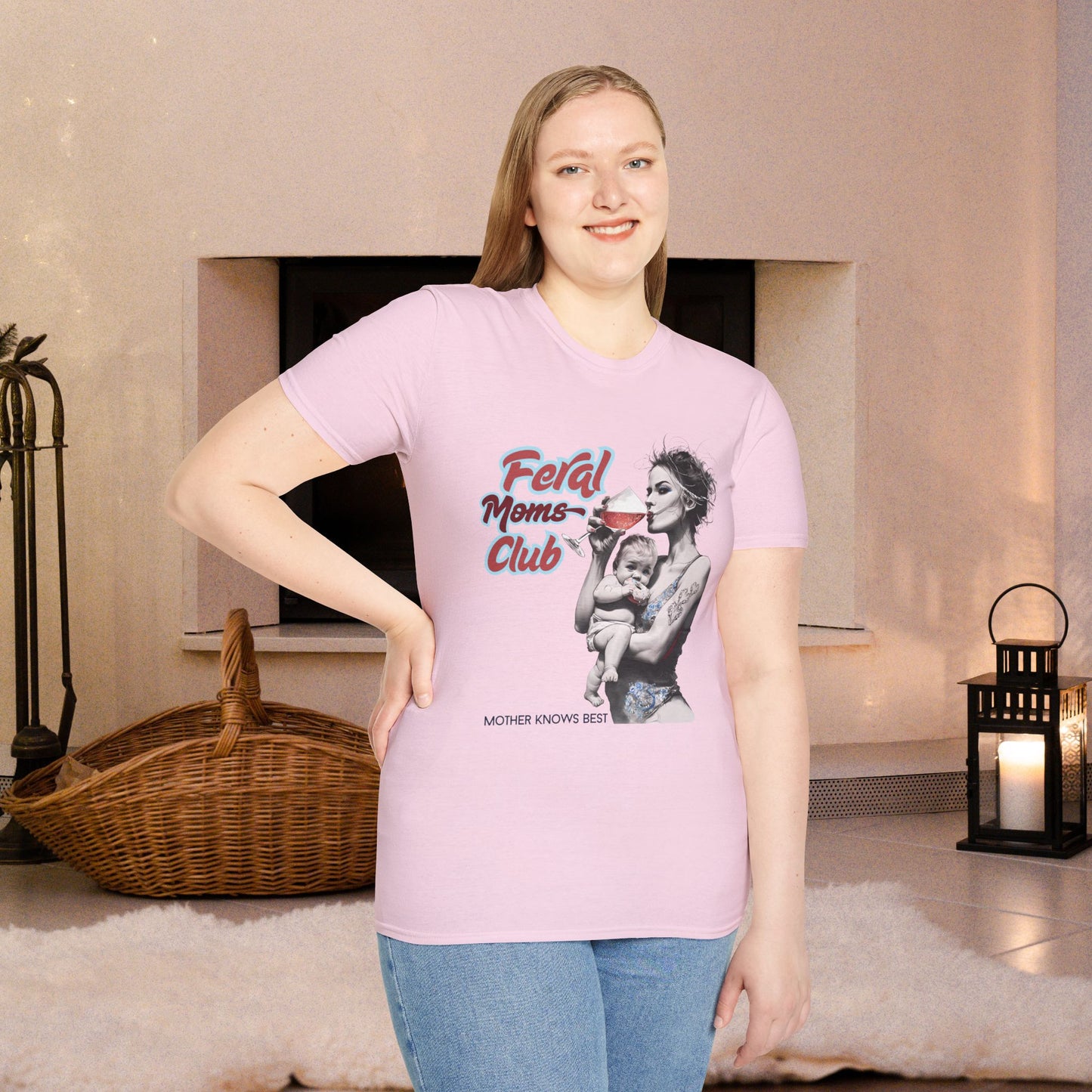 Feral Moms Club T-Shirt, Feral Mom Shirt, Mom Tshirt, Funny Mom T Shirt, Mom Shirt, Gift for Mom, Inappropriate Shirt for Her, Mom Meme Tee, Gift for Her
