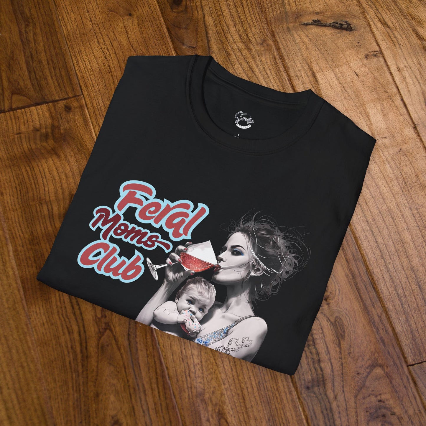 Feral Moms Club T-Shirt, Feral Mom Shirt, Mom Tshirt, Funny Mom T Shirt, Mom Shirt, Gift for Mom, Inappropriate Shirt for Her, Mom Meme Tee, Gift for Her