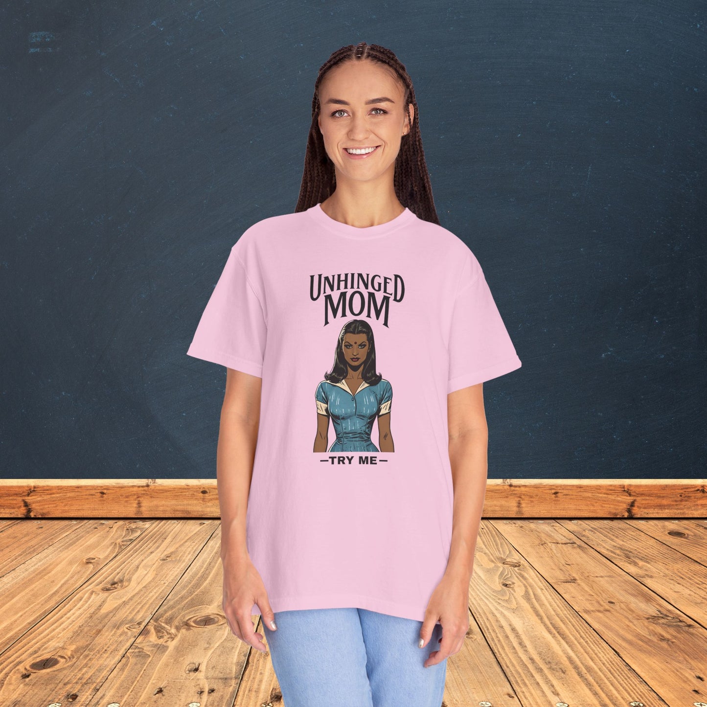 Unhinged Mom Tshirt, Best Mom Gift, Hot Mama Apparel, Funny Mom Shirt, Mother's Day Gift, Mom Birthday Present, Inappropriate Adult Humor Tee, Gift for Mom