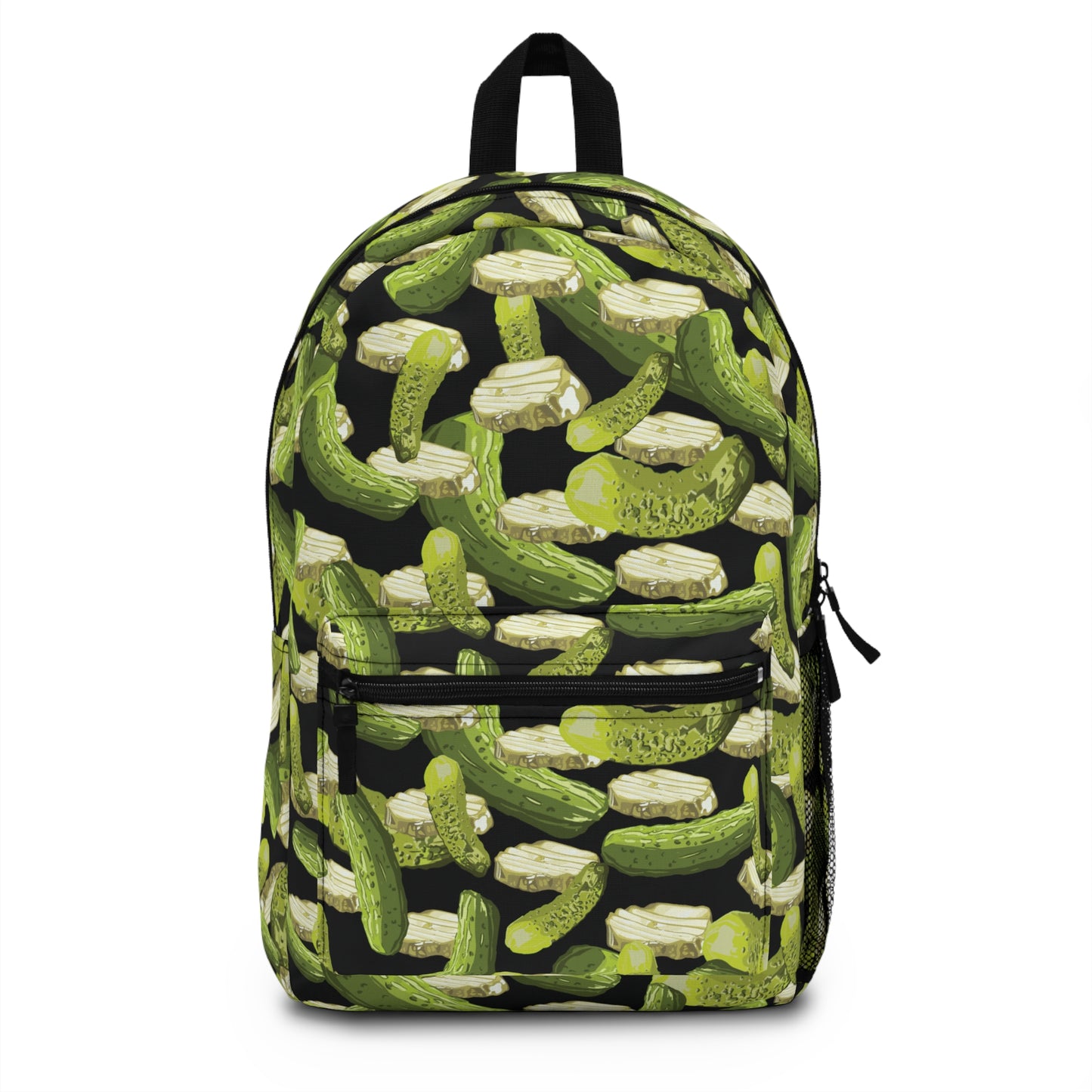 Pickle Backpack, Cute School Bag, Foodie Gift for Pickle Lovers, Green Pickle Lover, Fun Travel Backpack, Pickle Bag, Accessory with Pickles