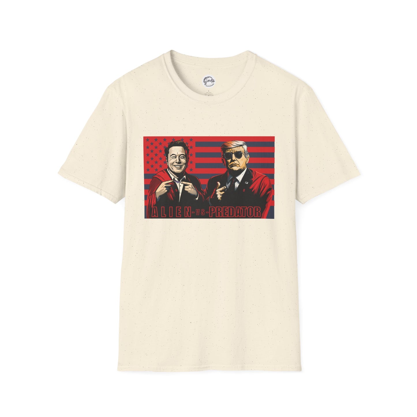 Trump and Elon Shirt, Alien versus Predator Political T Shirt, Donald Trump Fights Elon Musk Shirt, Comes in a variety of American Colors
