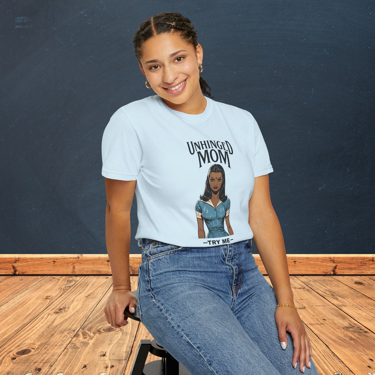 Unhinged Mom Tshirt, Best Mom Gift, Hot Mama Apparel, Funny Mom Shirt, Mother's Day Gift, Mom Birthday Present, Inappropriate Adult Humor Tee, Gift for Mom