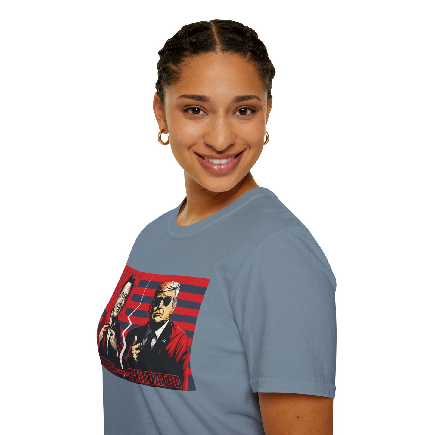 Trump vs Elon Shirt, Alien and Predator, Political T Shirt, Donald Trump and Elon Musk Breakup, Anti Maga, Anti Elon, Red White &  Blue Tee