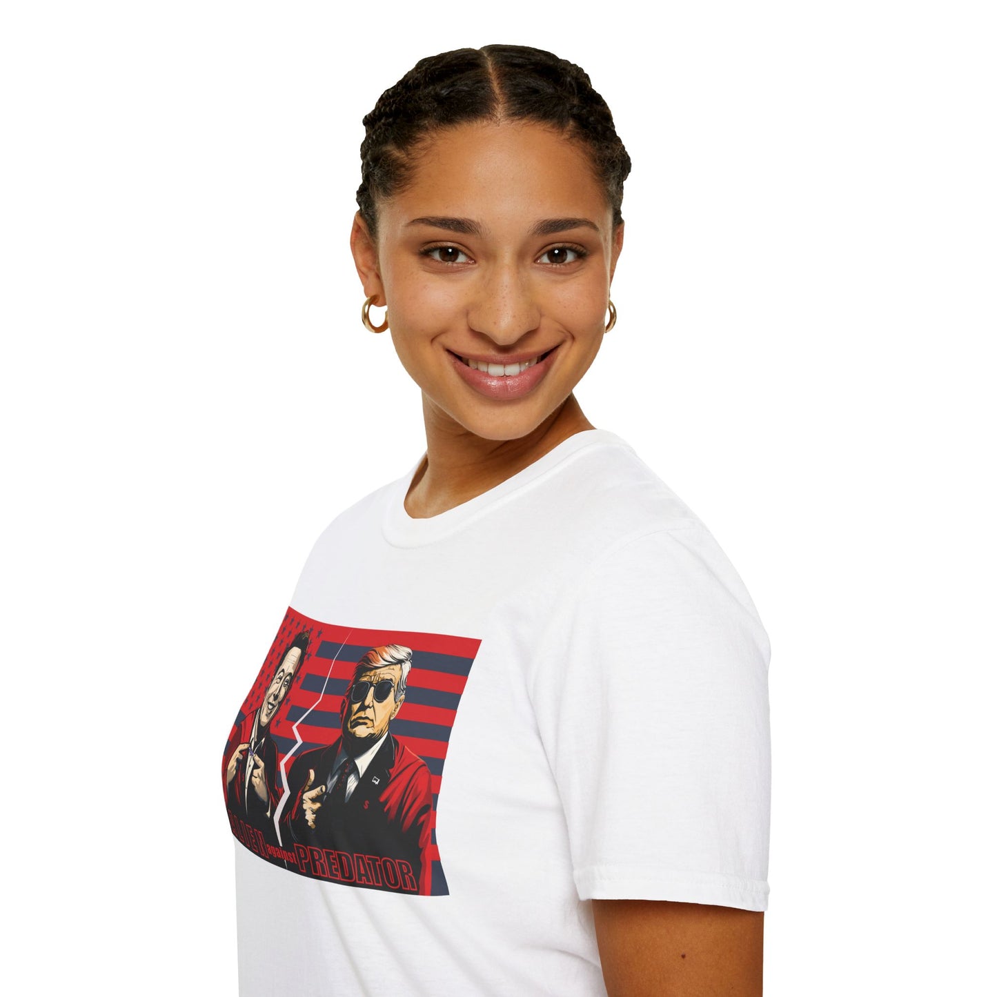 Trump vs Elon Shirt, Alien and Predator, Political T Shirt, Donald Trump and Elon Musk Breakup, Anti Maga, Anti Elon, Red White &  Blue Tee