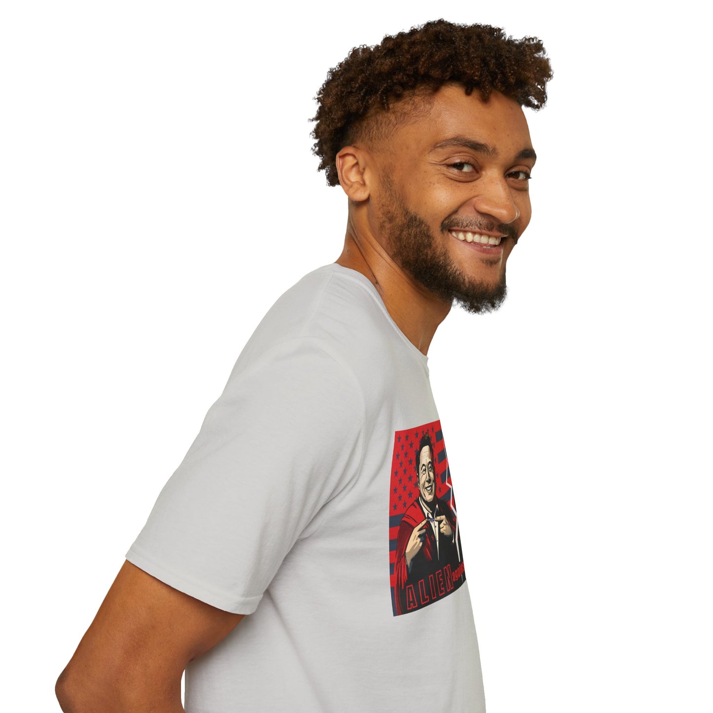 Trump vs Elon Shirt, Alien and Predator, Political T Shirt, Donald Trump and Elon Musk Breakup, Anti Maga, Anti Elon, Red White &  Blue Tee