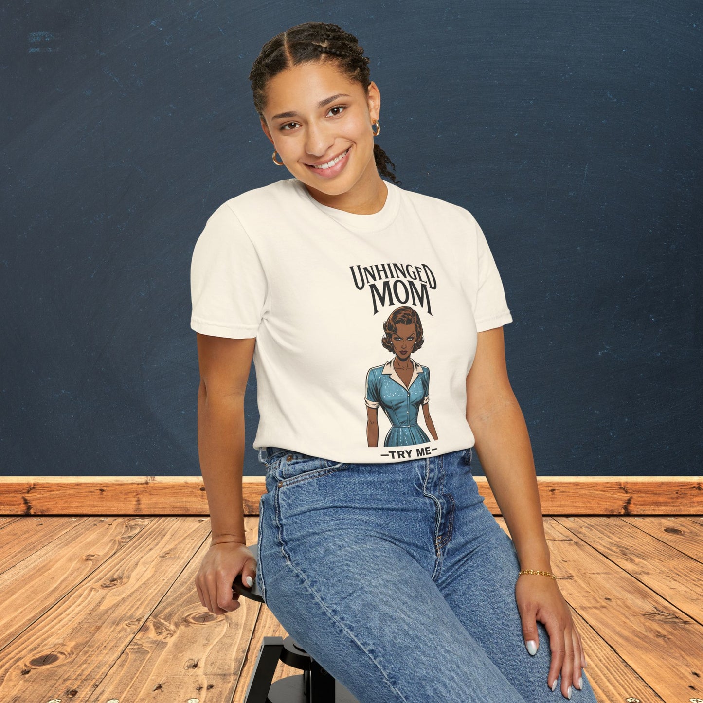 Unhinged Mom T-shirt, Best Mom Gift, Hot Mama Tshirt, Funny Mom Shirt, Mom Life Apparel, Mother's Day Gift, Mom Birthday Present, Inappropriate Adult Humor