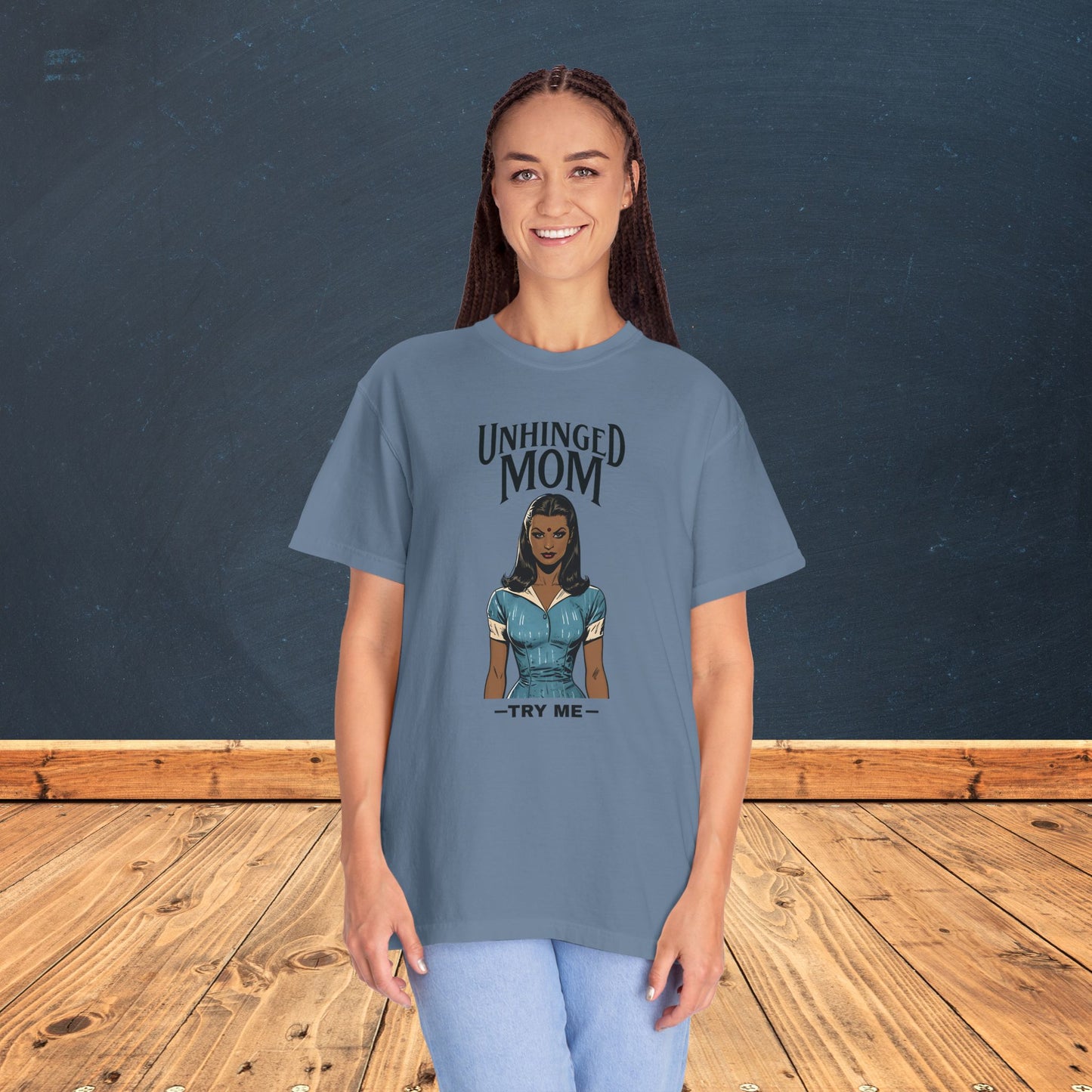 Unhinged Mom Tshirt, Best Mom Gift, Hot Mama Apparel, Funny Mom Shirt, Mother's Day Gift, Mom Birthday Present, Inappropriate Adult Humor Tee, Gift for Mom